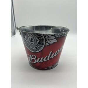 Budweiser Beer 5 Qt Ice Pail For Drinks‎ Beer Bottles Cans